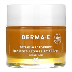 Derma E, Цитрусовый пилинг для лица «Мгновенное сияние» с витамином C, 56 г
