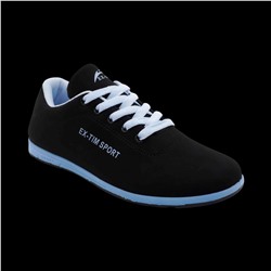 Кроссовки 5014-3 черно голубые