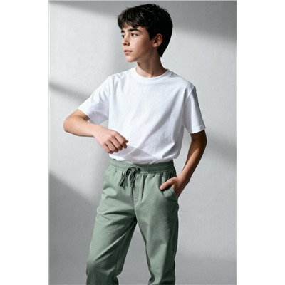 Льняные брюки для девочки Happyfox