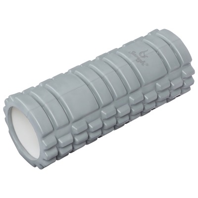 Ролик массажный Sangh, 33×14 см, цвет серый