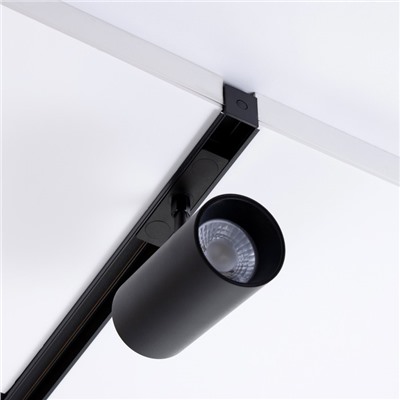 Шинопровод встраиваемый магнитный трековый ULTRA «Слим-100», 2-жильный, чёрный, 100 см