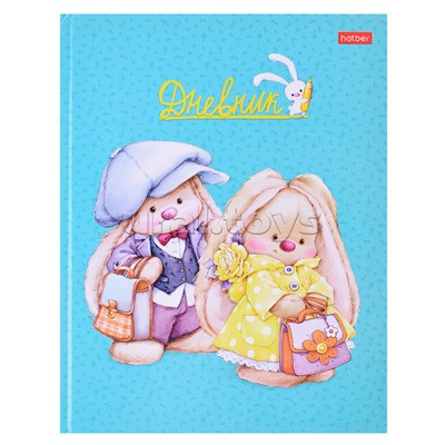 Дневник 1-11кл. 40л "Зайка Ми" А5 твердый переплет, глянц. ламин.