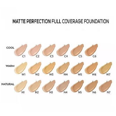 Крем тональный для лица GR Matte Perfection Full Coverage Foundation