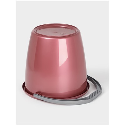 Ведро с крышкой «Удачное», 7 л, пластик, МИКС