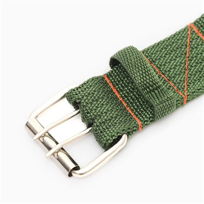 Ошейник четырехслойный, 80×4.9 см, ОШ 65-75 см, полиэстер, зелёный