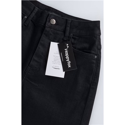 Женские джинсы мом с высокой посадкой Happyfox