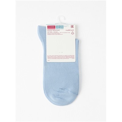 Классические CONTE CLASSIC Удлинённые носки женские из хлопка с пикотом «Подснежник»