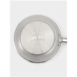 Сковорода Hanna Knövell, d=24 см, h=6 см, толщина стенки 0.6 мм, индукция, дно al+fe+al, нержавеющая сталь