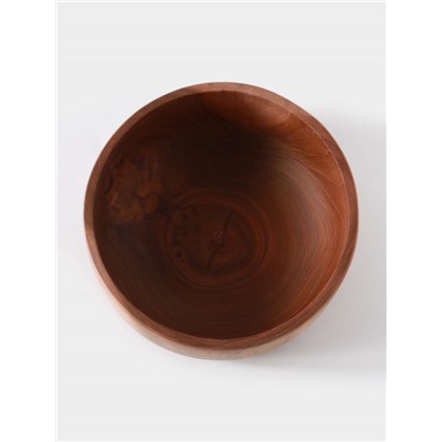 Миска, 15×15×6 см, тиковое дерево