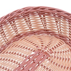 28245 Корзина плетёная пластик 30,5х22см МВ (х48)