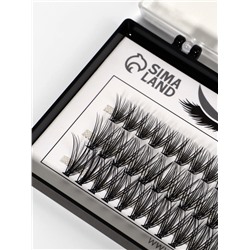 Набор накладных ресниц «Классика», пучки, 10, 12, 14 мм, толщина 0.1 мм, изгиб D, 20 D