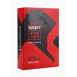 Подарочный набор мужской URBAN SPORT: гель для душа 250 мл + шампунь 250 мл