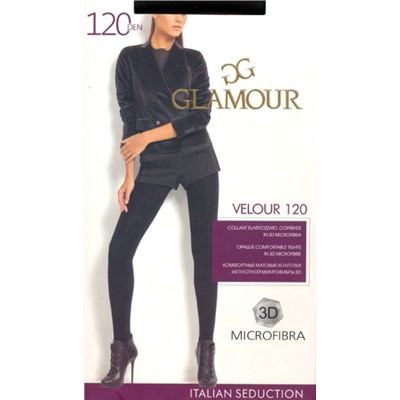 Колготки теплые, Glamour, Velour 120