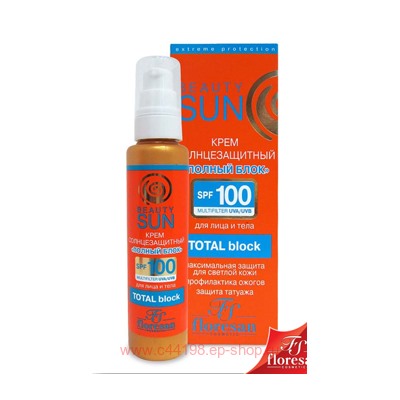 Ф-285 Beauty SUN Солнцезащитный крем Beauty Sun полный блок SPF 100 75 мл