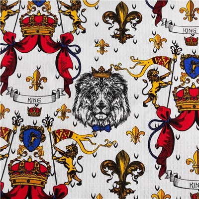 Простыня банная вафельная «Этель. Настоящий мужчина», 150×180 см, хлопок 100%