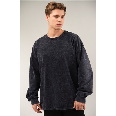 Мужской лонгслив оверсайз Happyfox