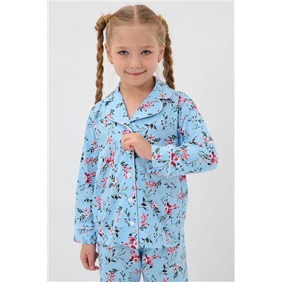 Пижама с брюками Бутоньерка кант НАТАЛИ, 1071259