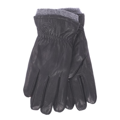 Перчатки муж. Eternal A-02 нат.кожа/плюш