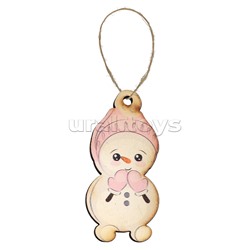 Набор новогодних украшений "Малыш снеговик" (7,5 см х 9шт) в коробке