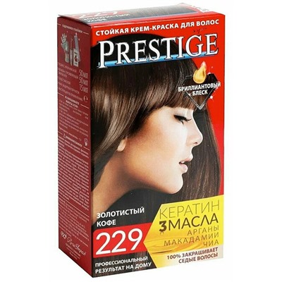 Краска для волос Престиж 229 Золотистый кофе