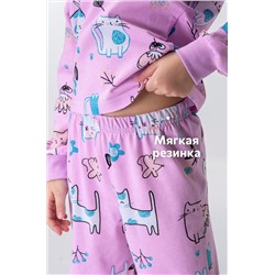 Хлопковая пижама для девочки Happyfox