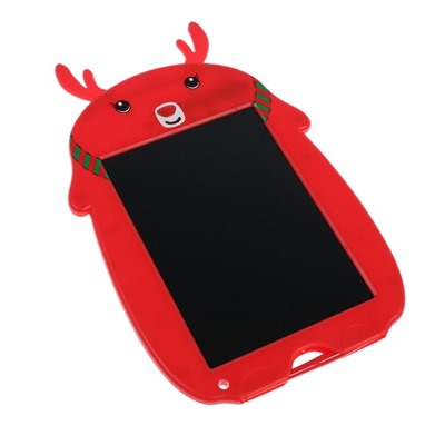 УЦЕНКА Планшет для рисования и заметок LuazON «Олененок», 9", функция блокировки, красный