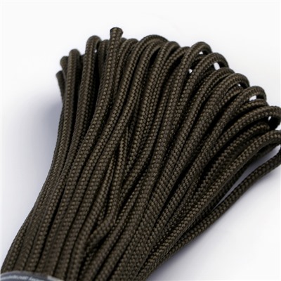Паракорд 550, d=3.5 мм, 30 м, нейлон, цвет хаки