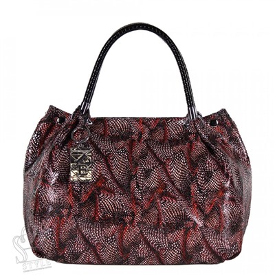 Сумка женская кожаная 8057-8-173 black orange Polina&Eiterou/30