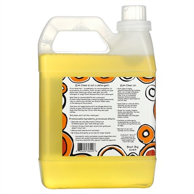 Indigo Wild, Zum Clean, ароматерапевтическое мыло для стирки, сладкий апельсин, 0,94 л (32 жидких унции)