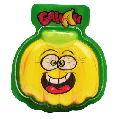 Жевательный мармелад с кислой начинкой "Банан" 12гр*50шт