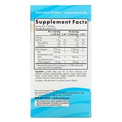 Nordic Naturals, Ultimate Omega 2X, лимон, 60 мягких таблеток