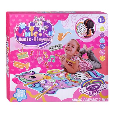 Коврик музыкальный "Единорог" в коробке