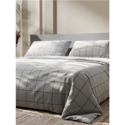 Постельное бельё 1.5-спальное «Этель. Клетка», бязь