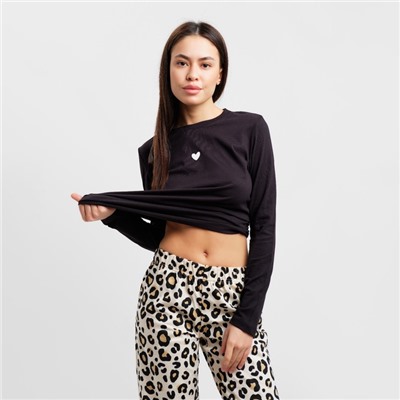 Пижама женская (лонгслив, брюки) KAFTAN Style, размер 40-42