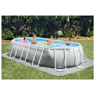 Бассейн каркасный INTEX Prism Frame 26796NP, 503×274×122 см, фильтр-насос, лестница, тент, подстилка