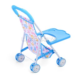 Коляска для кукол (металлическая, складная, прогулочная, цвет в ассортименте)