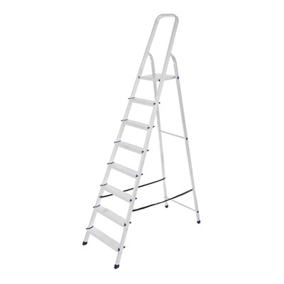 УЦЕНКА Стремянка ТУНДРА, алюминиевая, 8 ступеней, 1660 мм