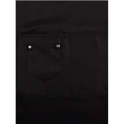 Фартук «Этель. Стиль», чёрный, 70×80 см, 80% п/э, 20% хлопок