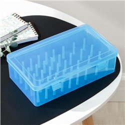 Органайзер для ниток, 42 ячейки, 23.5×13.5×6.5 см, МИКС