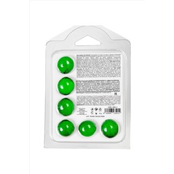 Набор из 6 шариков с массажным маслом Brazilian Balls с эффектом вибрации