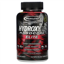 Hydroxycut,  Performance Series, Hydroxycut Hardcore Elite, 180 Rapid-Release Thermo Caps
