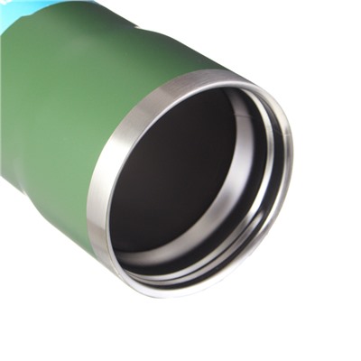 Термокружка «Путешествие», 600 мл, 20.7×7.5 см, сохраняет тепло до 12 ч, нержавеющая сталь, зелёная