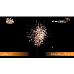 Фейерверк MC200-25 Черная магия / Black Magic (1.9" х 25)