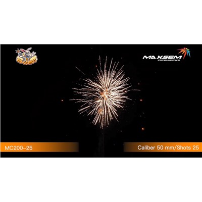 Фейерверк MC200-25 Черная магия / Black Magic (1.9" х 25)