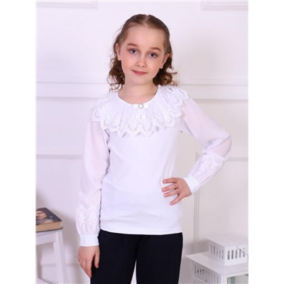 Джемпер Фея дл.рукав детский (Белый)