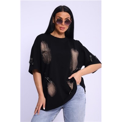 Футболка женская 64535 (Черный)