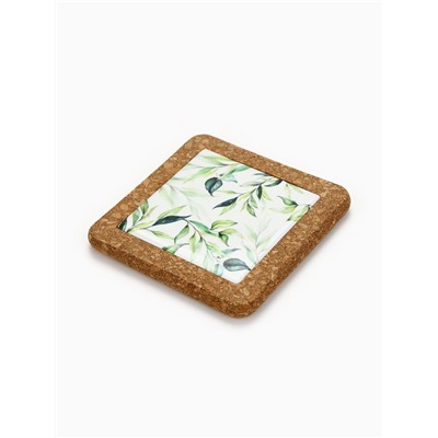 Подставка под горячее керамическая «Ботаника», 10.5 см