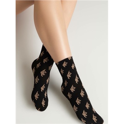 Полиамидные CONTE FANTASY Плотные носки с рисунками «Art»