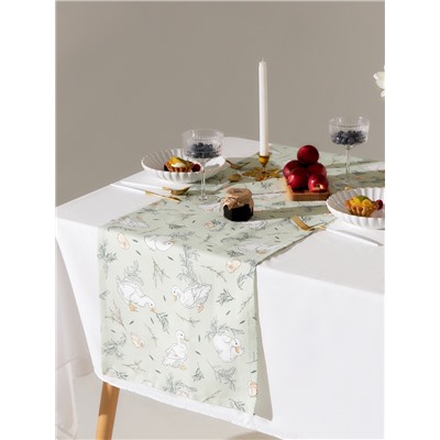 Дорожка на стол «Доляна» Divine day 40×146 см, рогожка 164 г/м², 100% хлопок