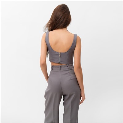 Корсет женский тканевый MIST Classic Collection, размер 48, серый